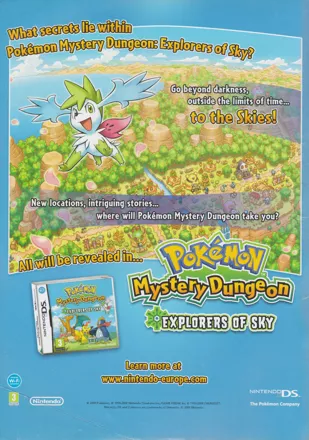 Pokemon Mystery Dungeon Explorers Of Sky Rom Rom Download