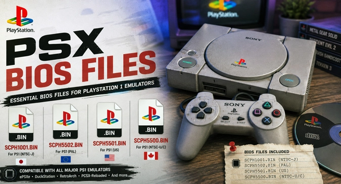 PSX BIOS Files Region