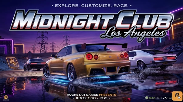 Midnight Club: Los Angeles Xbox 360 gameplay screenshot