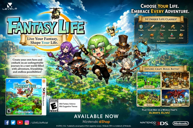Fantasy Life rom 3ds