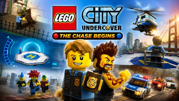 Lego City Undercover: The Chase Begins Rom Cover art and screenshots