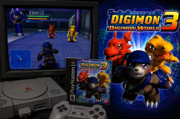 Digimon World 3 rom For psx emulator