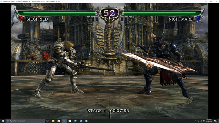 Soulcalibur- Legends rom gameplay screenshot
