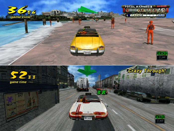 Crazy Taxi Rom dolphine Screenshot
