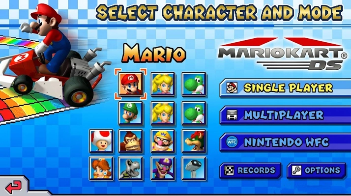 Mario Kart DS Cover artMario Kart DS Cover art