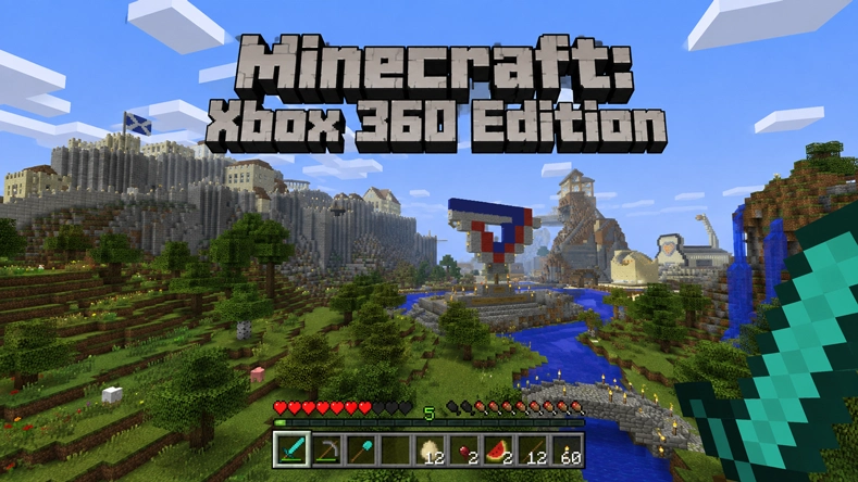 Minecraft Xbox 360 Edition screenshot of the world