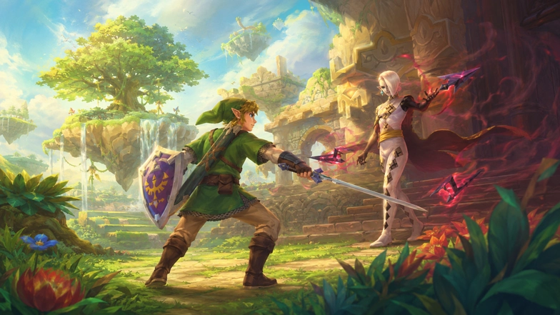 The Legend Of Zelda Skyward Sword game poster